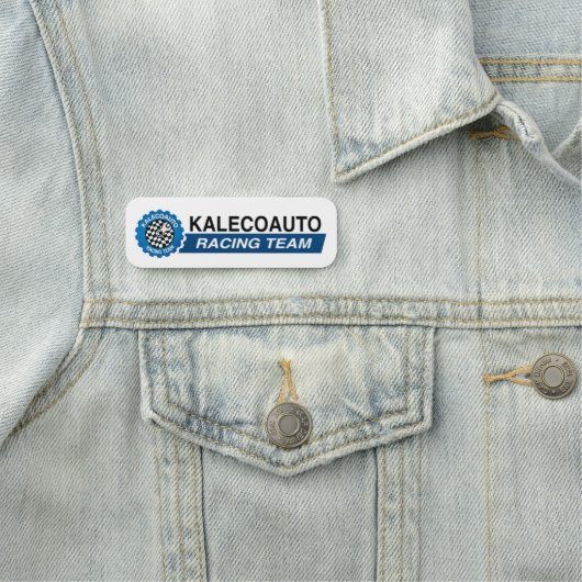 Racing Team Naamplaatje (In situ)