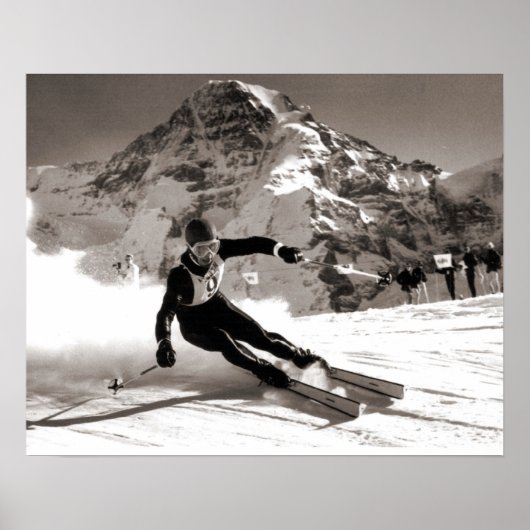 Racing the Lauberhorn Poster (Voorkant)