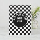 Racing Thème Graduation Invitation (Debout devant)