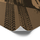 Racing Tracks and Mud Effects Design Poster (Hoek)
