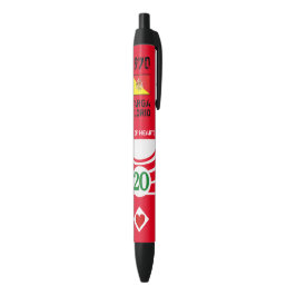 RACING UIT 1970 ZWARTE INKT PEN