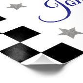 Racing Verjaardag Welkom Poster Perfect Poster (Hoek)