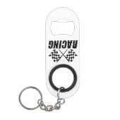 Racing vlag flesopener mini flessenopener (Voorkant)