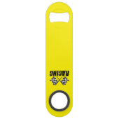 Racing vlag flesopener speed flessenopener (Voorkant)