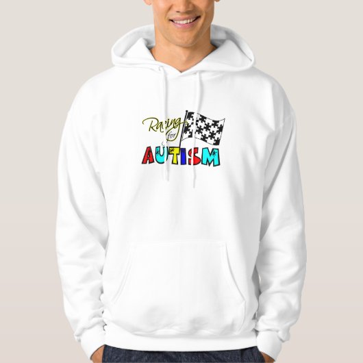 Racing voor autisme Hoodie (Voorkant)
