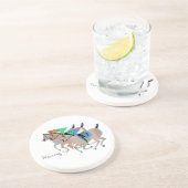 Racing voor de Kroon Zandsteen Onderzetter (Zijkant)