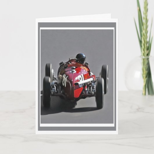 Racing weg kaart (Voorkant)