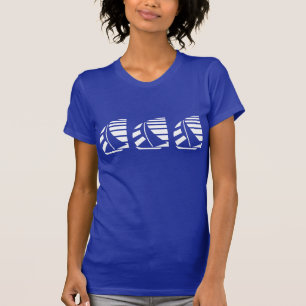 Racing Zeilboot Yachting T-shirt