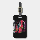 Racingwagen _ Motor (102) Bagagelabel (Voorkant verticaal)