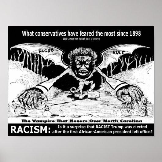 Racisme : affiche de 1898 (Devant)