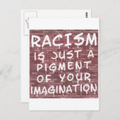 Racisme - Graffiti Briefkaart (Voorkant / Achterkant)