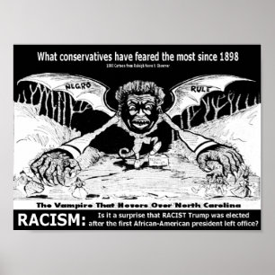 Racisme: poster 1898