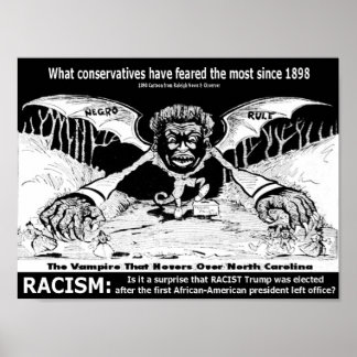 Racisme: poster 1898