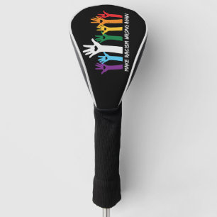 Racisme verkeerde harthanden maken golfheadcover
