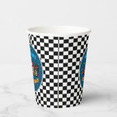 Racistisch Kind: Birthday Race Car Theme Papieren Bekers (Rechts)