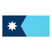 Rack Card with Flag of Minnesota Reclamekaart (Achterkant)