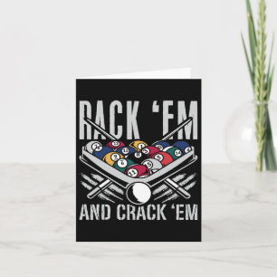 Rack EM en Crack EM biljart zwembad toernooien CU Kaart