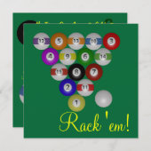 Rack Em Party Kaart (Voorkant / Achterkant)