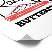 Rack em up Buttercup Pool Player Billiards Poster (Hoek)