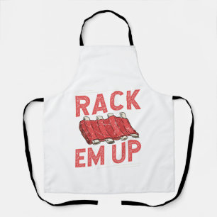 Rack em Up Ribs Lover Pork BBQ Short Baby Back Schort