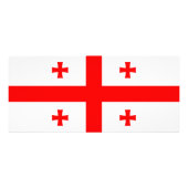 Rack Kaart met vlag van Georgië (Achterkant)