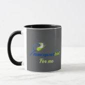Racket Ball Logo Mug – Sporty Energy Cup (Gauche)