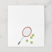 Racket en ballen (Buitenkant ongevouwen)