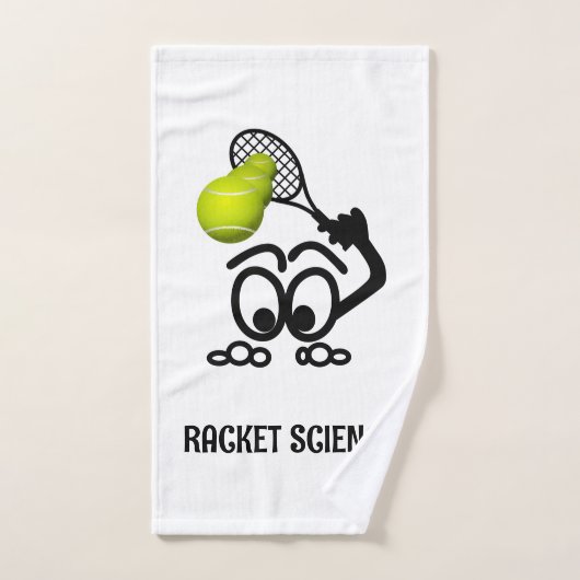 Racket Science Funny Tennis Player Handdoek (Handdoek)