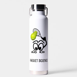 Racket Science Funny Tennis Player Waterfles