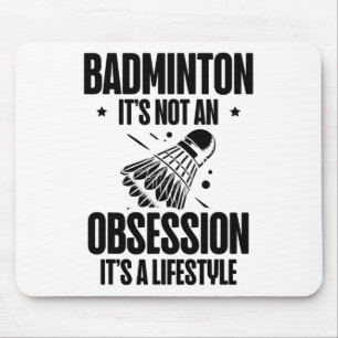 Racket Scientist Shuttle Badminton Speler Muismat