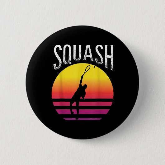 Racket Squash Bal Squashbaan Badminton Ronde Button 5,7 Cm (Voorkant)
