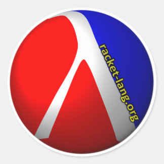 Racket Sticker met URL