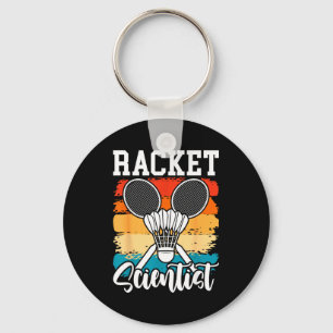 Racket Wetenschapper - Badminton Speler Atleet Shu Sleutelhanger