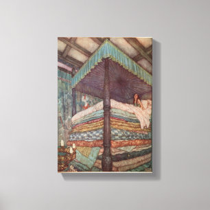 Rackham Fairytal Canvas Prinses en de Erwt