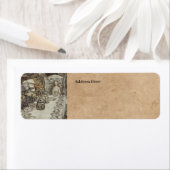 Rackham Mad Tea Party Alice in Wonderland Etiket (Insitu)