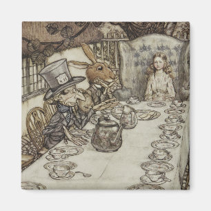 Rackham Mad Tea Party Alice in Wonderland Magneet