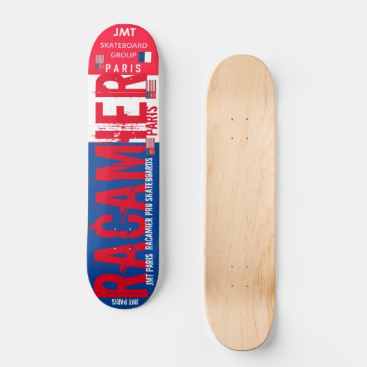 RACMIER JMT PARIJS 7 3/4" Skateboard Deck (Voorkant)