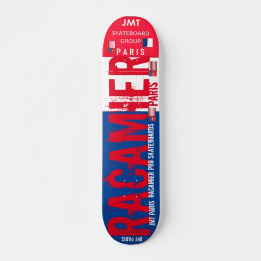 RACMIER JMT PARIS 7 3/4" Planche de Skateboard (Devant)