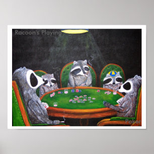 Racons poker poster