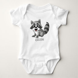 Racoon bodysuit voor kinderen
