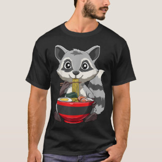 Racoon Eten Ramen Racoon Ramen Bowl Racoon Noodl T-shirt