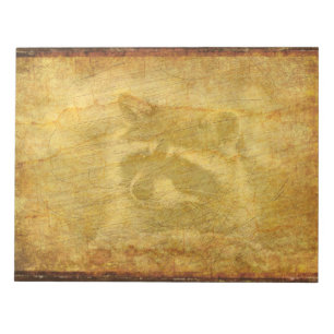 Racoon Faded Vintage Notitieblok