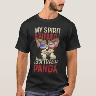 Racoon Funny Dierenvriend Gift Idea Retro Raccoon T-shirt