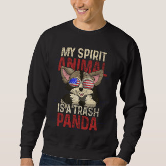 Racoon Funny Dierenvriend Gift Idea Retro Raccoon Trui