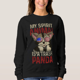 Racoon Funny Dierenvriend Gift Idea Retro Raccoon Trui