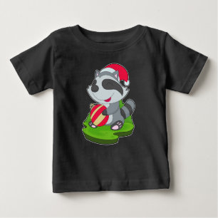 Racoon kerstbal