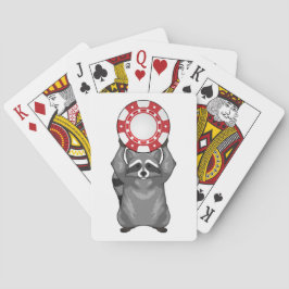 Racoon Poker chips Pokerkaarten
