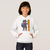 Racoon Skier Ski (Voorkant volledig)