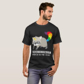 Racoonicorn  Funny rash Panda Raccoon Unicorn T-shirt (Voorkant volledig)