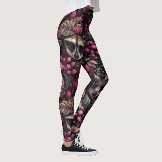Racoons dans les leggings de framboises - Mignonne (Droite)